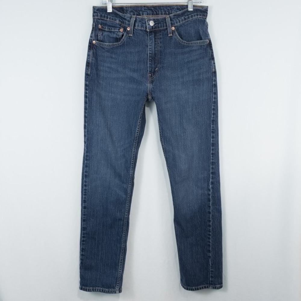 Levis 505 Regular Fit Mens‎ Jeans 32x32* Dark Wash Stretch Straight 005052195
